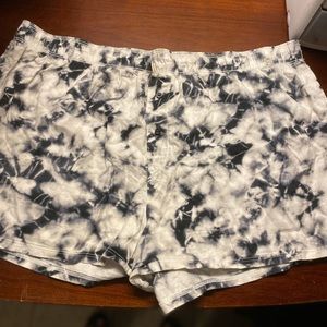 PINK gray/tie dye boxy